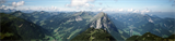Bergpanorama Bregenzerwald mit Kanisfluh